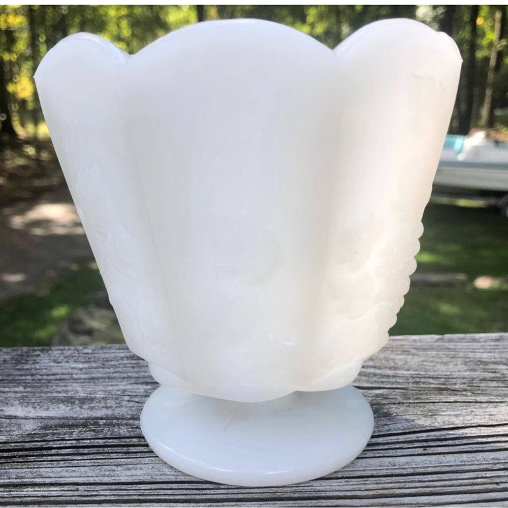 Milk Glass Vase